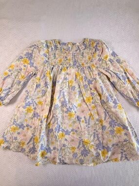 JOE FRESH Long Sleeve Floral Summer Dress | 4T